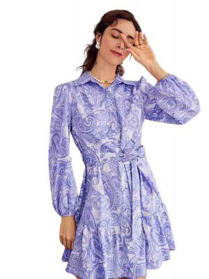 DHRUVI TRENDZ Women Regular Fit Rayon Dress
