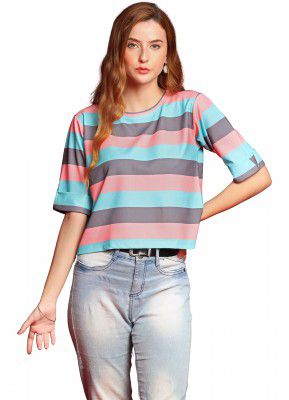 DHRUVI TRENDZ Women's Regular Fit Tops 