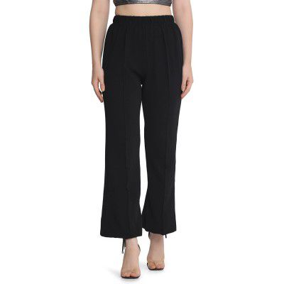 DHRUVI TRENDZ Women's Regular Trousers