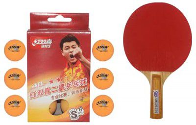 DHS TT Ball S-S1840BY 2 Star Y Supermarket (6 Pcs Box) 42 PCS with Smart PRO TT BAT Moon