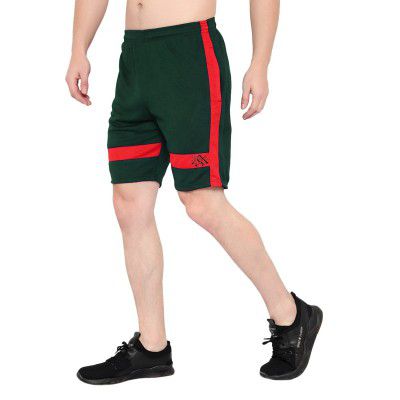 DIA A DIA Men's Gym Workout Sports Shorts with Zipper Pocket