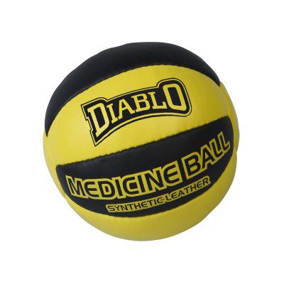 DIABLO Genuine/Synthetic Leather No Bounce Medicine Ball for Fitness Workout (Synthetic Leather, 1.00/KG)