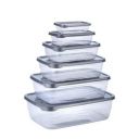 Dialust Rectangular Plastic Food Storage Container with Air Tight Lid Kitchen Container...
