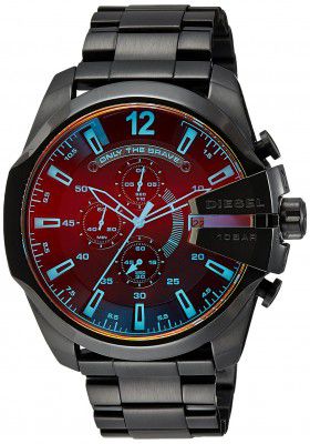 Diesel Analog Red Dial Mens Watch-DZ4318I