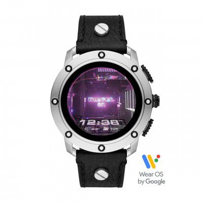 Diesel Axial Digital Black Dial Men's Watch-DZT2014