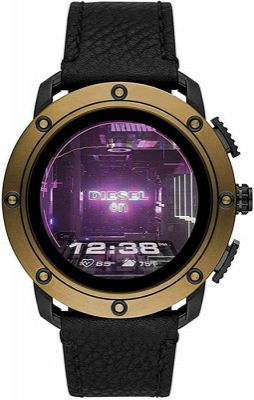 Diesel Axial Digital Black Over sized dial Mens Watch-DZT2016