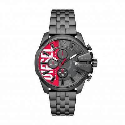 Diesel Baby Chief Analog Gray Dial Mens Watch-DZ4600