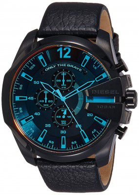 Diesel Chi Chronograph Black Dial Mens Watch-DZ4323I