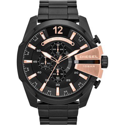 Diesel Chi Chronograph Black Dial Mens Watch-DZ4309