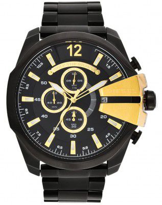 Diesel Chronograph Black Dial Mens Watch-DZ4338