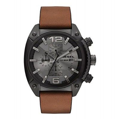 Diesel End-of-Season Overflow Analog Grey Dial (Big Dial) Mens Watch - DZ4317