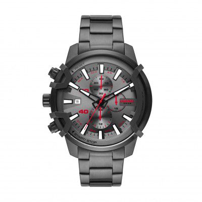Diesel Griffed Analog Gray Dial Mens Watch-DZ4586