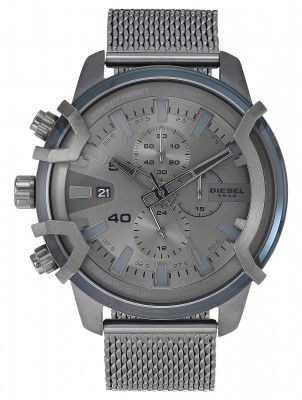 Diesel Griffed Analog Grey Dial Mens Watch-DZ4536