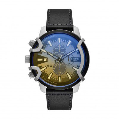 Diesel Griffed Analog Silver Dial Mens Watch-DZ4584