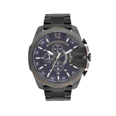 Diesel Mega Chief Analog Blue Dial Mens Watch-DZ4329IT