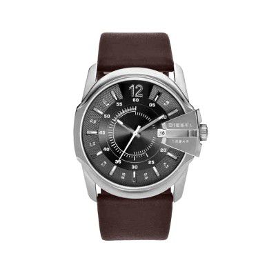 Diesel Mega Chief Analog Gray Dial Mens Watch-DZ1206T