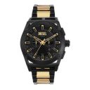 Diesel Mens 48 mm Timeframe Black Dial Stainless Steel Chronograph Watch - DZ4612I...