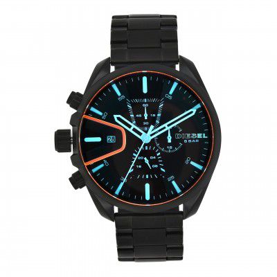 Diesel MS9 Chrono Analog Black Dial Mens Watch-DZ4489T