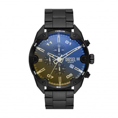 Diesel Spiked Analog Black Dial Mens Watch-DZ4609