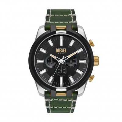 Diesel Split Analog Black Dial Mens Watch-DZ4588