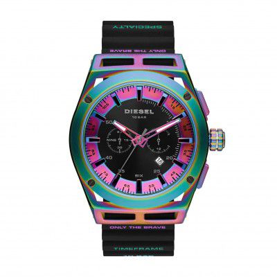 Diesel Timeframe Analog Black Dial Mens Watch-DZ4547