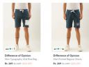 Difference Of Opinion Shorts at Min 80% off...
