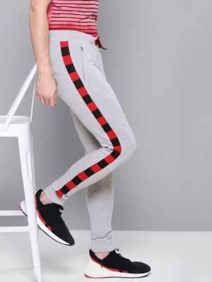DIFFERENCE OF OPINION Solid Men Grey Track Pants