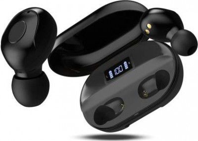 DIGIBUDS T2 TWS Earbuds with Power-Bank, 40Hrs. Playtime, ASAP Charge HQ Bluetooth Headset  (Black, True Wireless)