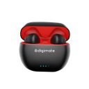 Digimate Arrowlift Wireless Earbuds with LED Charging Case – 25 Hours Playtime (Black, DGMGO5-003)...