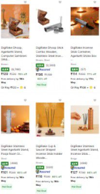 Digirake Incense Holders Starts @89 