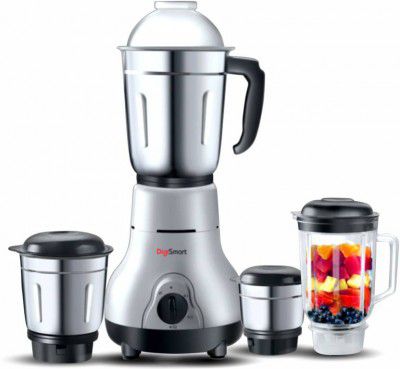DIGISMART 4 JARS 750 W Mixer Grinder (KITCHEN MATE | 4 Jars | BLACK AND GRAY)