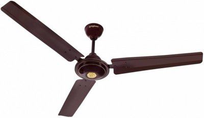 DIGISMART Apsra 390 RPM High Speed with 1200 mm 3 Blade Ceiling Fan  (Energy Saving | BROWN | Pack of 1)