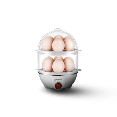 DIGISMART Electric Egg Boiler | 14 Egg Boiler | 3 Boiling Modes | with 1 year warranty (Lite Grey)