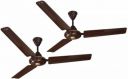 DIGISMART High Speed.1 1200 mm 3 Blade Ceiling Fan (Energy Saving | BROWN | Pack of 2)...