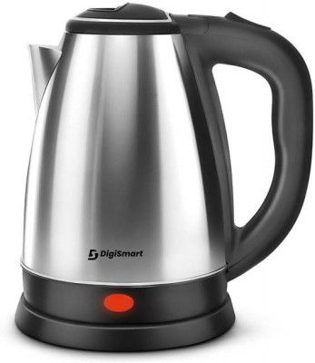 DIGISMART Mark-1 2000 Watts lectric Kettle (2 L, Black, Silver)