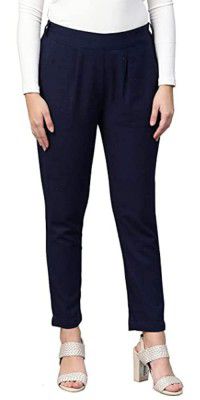 DIGITAL SHOPEE Women Cotton Trouser Pant Regular Fit for Office School Formal Casual Daily Use