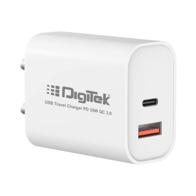 Digitek (DM PD QC 35W) USB Travel Charger QC 3.0 PD 35W, up to 4X Faster Than a Normal USB Charger
