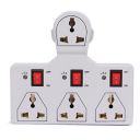 Digiway 4 Universal Socket 3 Switch Multi Plug Extension Board/Multiplug...