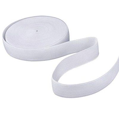 DIKANSHA® 1 Inch Width Imported Elastic Premium Range Elastic Heavy Quality & High Tensile Strength Ideal for Tailoring/Sewing, Fashion Designing, Boutique, Alteration, Dresses, Pants (5 Meter)