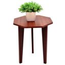 Dime Store Stool Bedside Table for Plant Stand and Table Decor (Brown)...