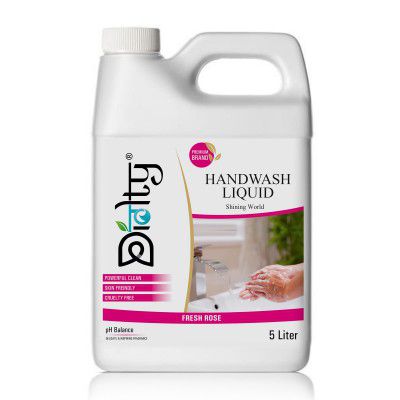 Diolty Hand Wash Liquid 5L - Rose Scent, Gentle Germ-Fighting Cleaner