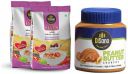 DiSano Peanut Butter, Crunchy, 1 Kg + Disano Oats with High in Protein and Fibre Pouch, 2 kg...