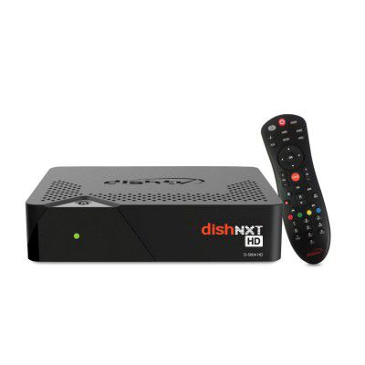 Dish TV HD Set Top Box (Hindi) + 1 Month Budget Pack. Only Set Top Box + Free Installation (Free to Air Channels Only)