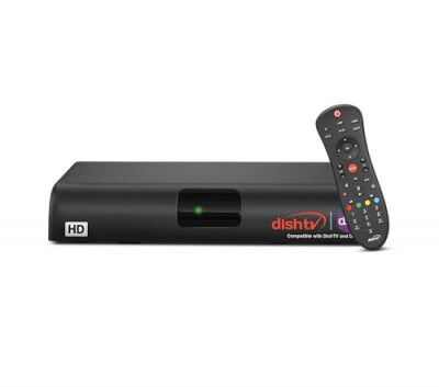 dishtv SMART+ HD Only Set Top Box | DTH Connection | 1 Month Royale Sports Kids HD Pack | Free Installation | 6 OTT Apps at No Extra Cost.