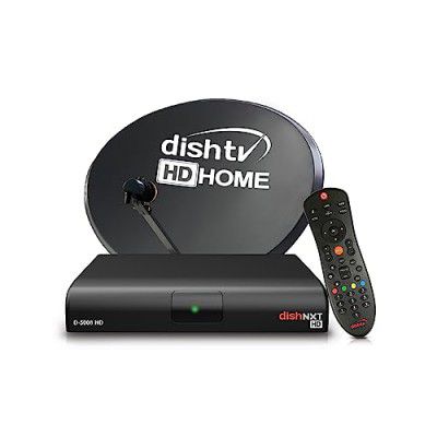 dishtv Smart + HD Set Top Box | DTH Connection | 1 Month Royale Sports Kids HD Pack | Hindi | Free Installation + 7 HD Channels & 6 OTT Apps at No Cost & Popular Channels - Star Gold, ZeeTV, Star Plus