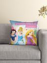 Disney- Athom Living- Princess Cinderella Cushion Cover with Filled Cushion 16x16 (M4)...
