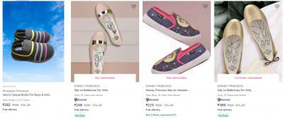 Disney Princess Casual Shoes Upto 75% Off | Starts At Rs 223