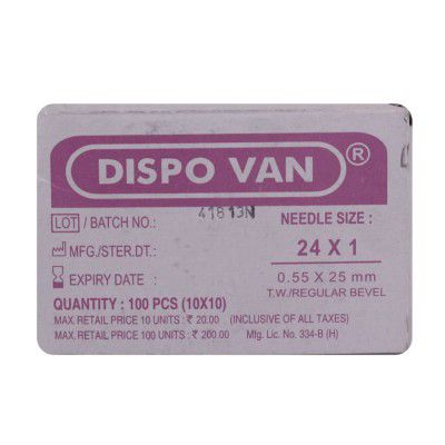Dispovan - Pack of 24x1 Needle