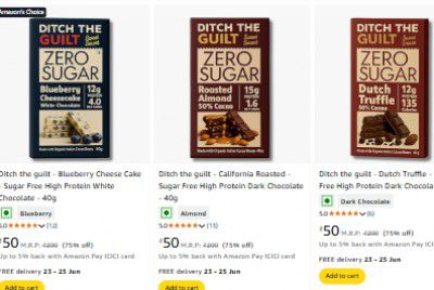 Ditch the Guilt Chocolate Upto 75% Off |Start At Rs 50