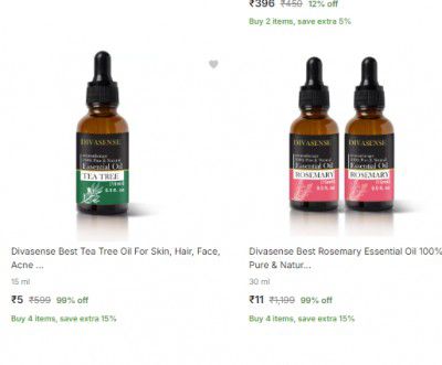 Divasense Bath Essential Oil from ₹5